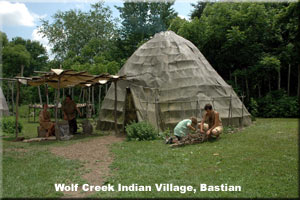 Native American life at Wolf Creek